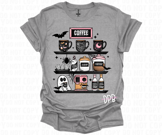 Spooky Coffee Bar Shirt